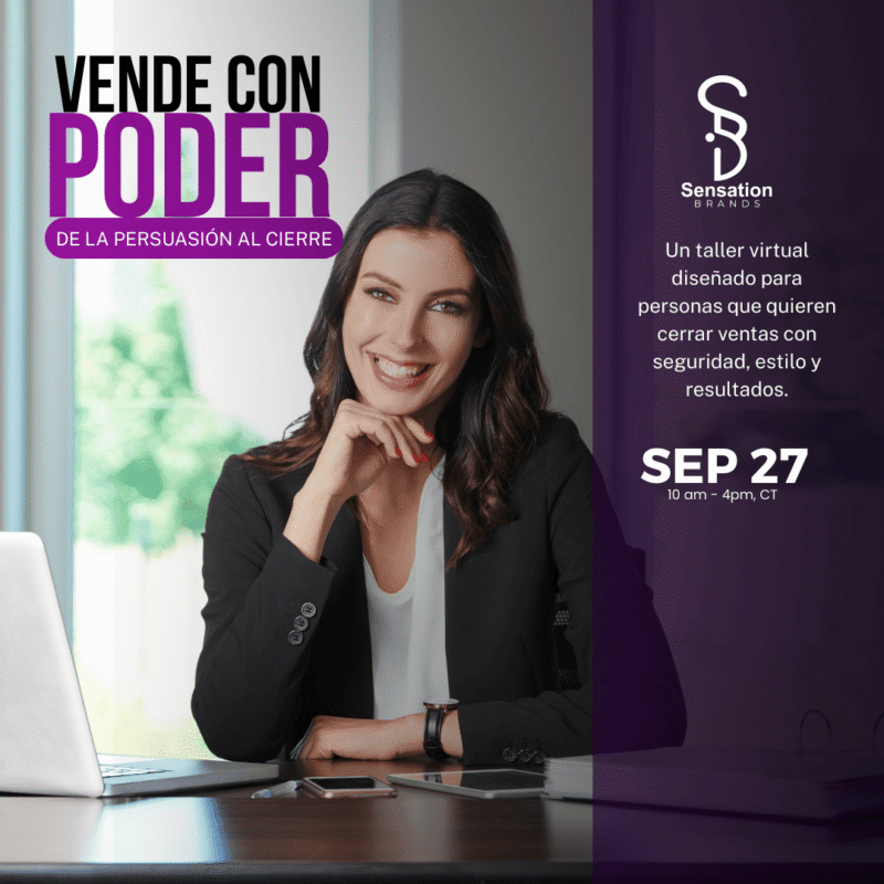 TALLER: Vende con Poder: De la Persuasión al Cierre